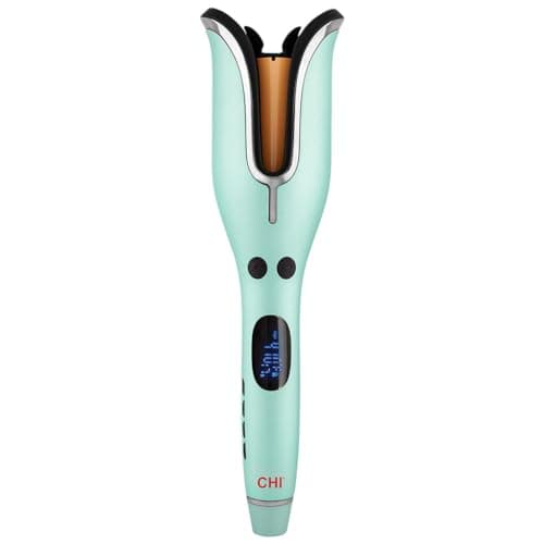 CHI Spin N Curl, Curling Iron For Healthy & Shiny Effortless Curls & Waves, Provides Preset Temperature Settings For Each Hair Texture, Mint Green - Image 1