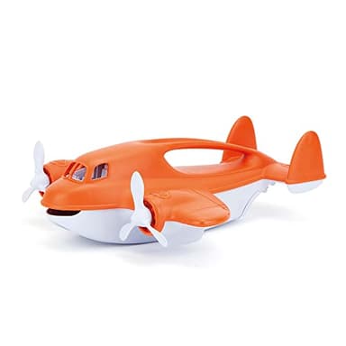 Green Toys Fire Plane - Pretend Play, Motor Skills, Kids Bath Toy Vehicle. No BPA, phthalates, PVC. Dishwasher Safe, Recycled Plastic, Made in USA. - Image 5