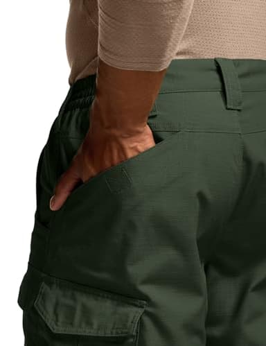 CQR Men's Tactical Pants, Water Resistant Ripstop Cargo Pants, Lightweight EDC Work Hiking Pants, Outdoor Apparel, Raider Mag Pocket Green Kelp, 34W x 34L - Image 9
