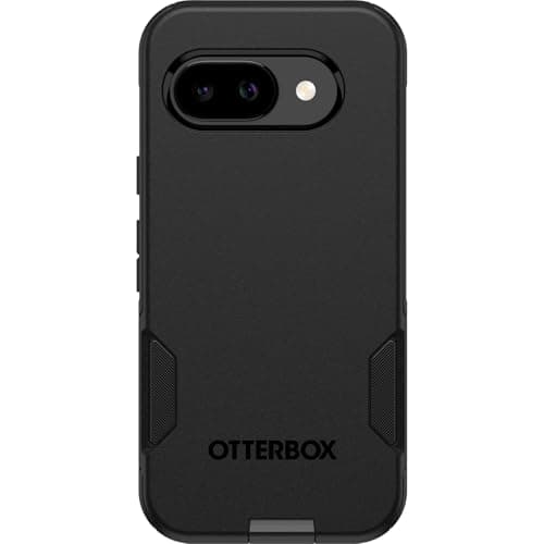 OtterBox Google Pixel 9a Commuter Series Case - Black, Slim & Tough, Pocket-Friendly, with Port Protection - Image 1
