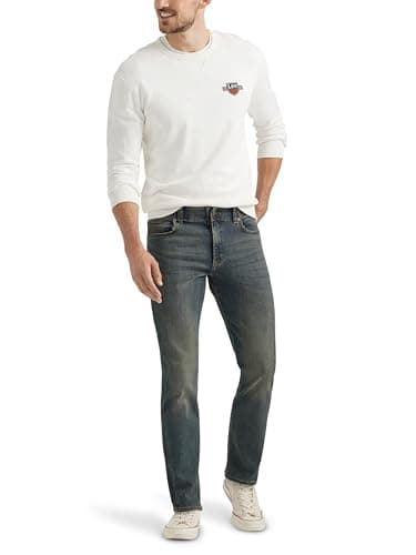 Lee Men's Extreme Motion Straight Taper Jean Maverick 36W x 28L - Image 4