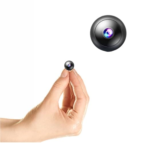Hidden Camera with Audio/Video. Mini Camera, Small Camera. Spy Hidden Cameras for Home Indoor Use. Spy Cam with Night Vision and Motion Detection | Only 0.9 inch! Baby Monitor Small Mini Wireless U1 - Image 1