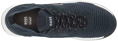 BOSS Men's Mesh Mix Running Sneakers, Sky Captain Navy, 11 - Image 5