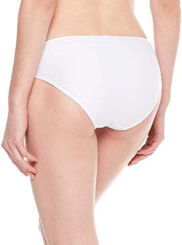 Ocean Blues Women's White Strappy Bikini Bottom Basic Bathing Suit Size X-Large - Image 5