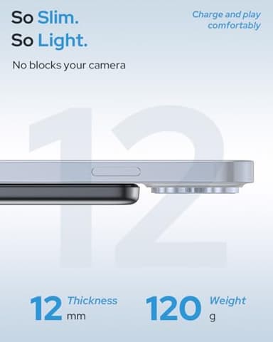 for Magsafe Portable Charger Power Bank,5000mAh Slim Wireless Magnetic Power Bank with USB C Fast Charging,Travel Essential for Magsafe Battery Pack Compatible with iPhone 17/16/15/14/13/12 Series - Image 4