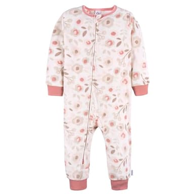 Gerber Baby Girls' Toddler Loose Fit Flame Resistant Fleece Footless Pajamas 3-Pack, Pink Deer, 18 Months - Image 3