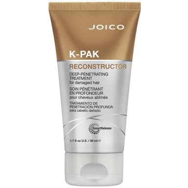 Joico K-PAK Reconstructor Deep-Penetrating Treatment | For Damaged Hair | Repair & Strengthen Strands | Rebuild & Fortify Damaged Hair | Improve Elasticity | With Keratin & Arginine | 1.7 Fl Oz - Image 1