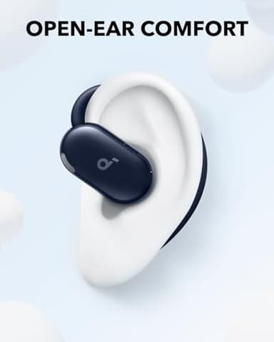 Soundcore V20i by Anker Open-Ear Headphones, Adjustable Ear Hooks, Ultra-Comfort, Snug Fit, Powerful Sound, Clear Calls, IP55, 36H Playtime, Bluetooth 5.4 Wireless Earbuds, Multipoint Connection - Image 2