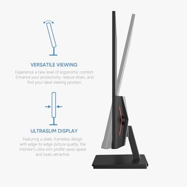 ARZOPA 27" 180HZ Gaming Monitor -2K QHD 2560x1440 Fast IPS Computer PC Display 115% sRGB Adaptive-Sync 1ms Response, 1x Display Port 1.4, 1x HDMI 2.0, 1x USB C -M1RC - Image 6