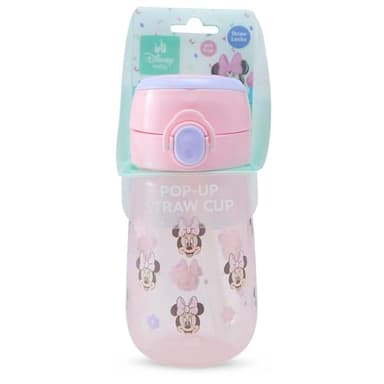 Disney Toddler Sippy Cups for Boys and Girls | 12 Ounce Pop Up Lockable Sippy Cup | Durable Leak Proof Travel Water Bottle for Toddlers - Image 5