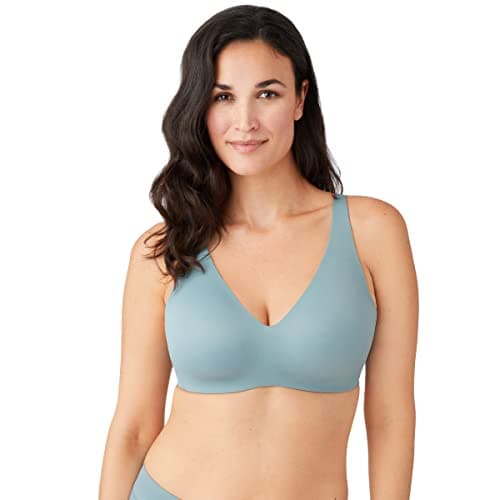 Wacoal Women's Flawless Comfort Wirefree T-Shirt Bra, Stormy Sea, Small B/C - Image 1