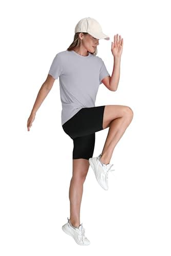 OFEEFAN Womens Work Out Tops Spring Athletic Tops for Women 2024 Grey XL - Image 4