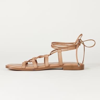 The Drop Women's Haven Lace Up Gladiator Sandal, Doe Tan, 8 - Image 2