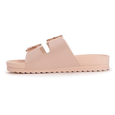 MUK LUKS Women's Grand Cayman Sandal, Blush, 8 - Image 6