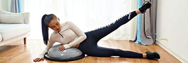 Nice C Balance Ball, Half Ball, Balance Ball, Exercise Workout Trainer, with Resistant Band, Strength Fitness Yoga with Bonus Foot Pump - Image 5