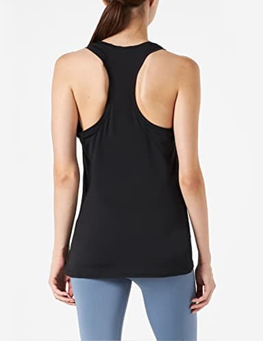 Amazon Essentials Women's Active Quick Dry Tech Stretch Racerback Tank Top (Available in Plus Size), Pack of 2, Black, Medium - Image 6