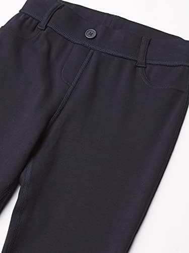 IZOD Girls School Uniform Sensory-Friendly Jegging, Soft Fabric with Flattened Seams, Tagless Pants, Navy, 10 US - Image 4