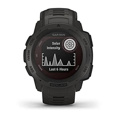 Garmin 010-02293-10 Instinct Solar, Rugged Outdoor Smartwatch with Solar Charging Capabilities, Built-in Sports Apps and Health Monitoring, Graphite - Image 2