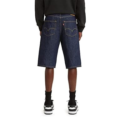 Levi's Men's 469 Loose Short, Lazy - Dark Indigo, 42 - Image 3