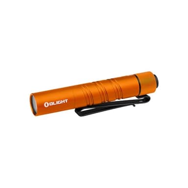 OLIGHT I3T 2 EOS Pocket EDC Flashlight, 200 Lumens Compact Bright Handheld Flash Lights, Dual-Output Tail Switch with AAA Battery and Two-Way Pocket Clip for Camping and Hiking (Orange) - Image 1