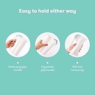 Frida Baby Control The Flow Bath Rinse Cup, Tear Free Rinser to Wash Hair and Body with Easy Grip Handle and Removable Rain Shower, Made in USA - Image 5