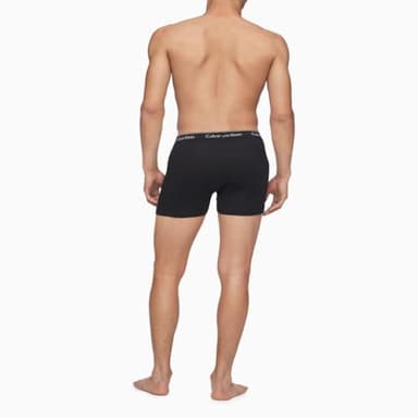 Calvin Klein Men's Cotton Classics 3-pack Boxer Brief, 3 Black, Large - Image 5