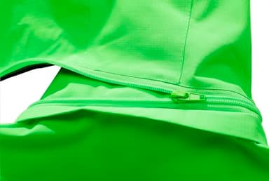 Women's Waterproof Raincoat Lightweight Rain Jacket Detachable Hood Travel Outdoor Fluorescent Green M - Image 5