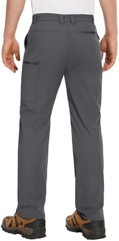 MAGCOMSEN Men's Hiking Pants 6 Pockets,Water Resistant Ripstop Outdoor Pants,Lightweight Quick Dry Fishing Work Pants - Image 4