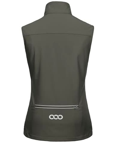33,000ft Women's Lightweight Running Vest Outerwear with Pockets, Windproof Sleeveless Jacket for Golf Hiking Travel - Image 2
