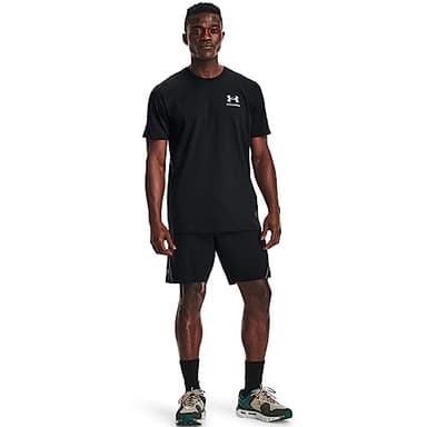 Under Armour Men's New Freedom Flag T-Shirt, Black (001)/White, X-Large - Image 2