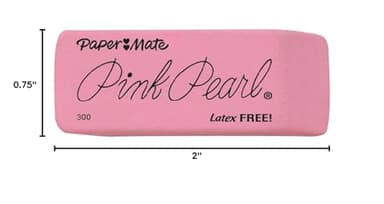 Paper Mate Pink Pearl Erasers, Small, 36 Count - Image 7
