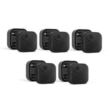 Blink Outdoor 4 (newest model) + Battery Extension Pack — Four-year battery wireless smart security camera, two-way audio, HD live view, enhanced motion detection — 5 camera system - Image 1