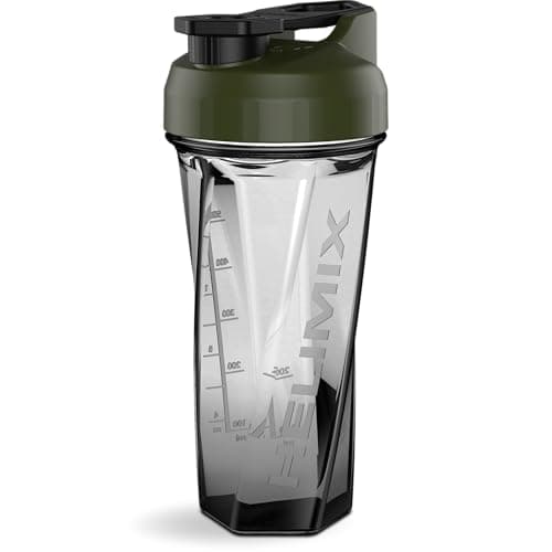 HELIMIX 2.0 Vortex Blender Shaker Bottle Holds upto 28oz | No Blending Ball or Whisk | USA Made | Portable Pre Workout Whey Protein Drink Shaker Cup | Mixes Cocktails Smoothies Shakes | Top Rack Safe - Image 1