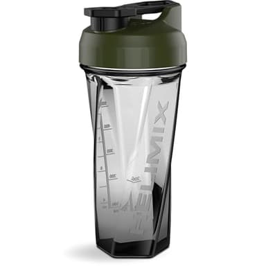HELIMIX 2.0 Vortex Blender Shaker Bottle Holds upto 28oz | No Blending Ball or Whisk | USA Made | Portable Pre Workout Whey Protein Drink Shaker Cup | Mixes Cocktails Smoothies Shakes | Top Rack Safe - Image 1