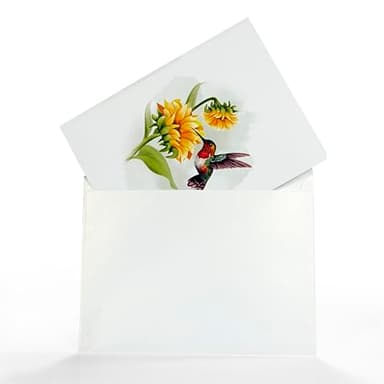 CUTPOPUP Mothers Day Card Pop Up, Birthday 3D Popup Greeting, Birthday Card for Women (Hummingbird Sunflower) - Image 9