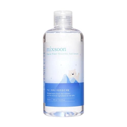 mixsoon Glacier Water Hyaluronic Acid Serum - Non-greasy Hydration Booster, Firming Facial Serum For Radiant, Dewy Skin - Korean Serum for Glass Skin (10.14 fl.oz / 300ml) - Image 1