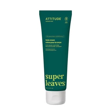 ATTITUDE Body Cream, EWG Verified Moisturizer, Vegan Moisturizing Products For Dry Skin, Dermatologically Tested, Olive Leaves, 8 Fl Oz - Image 1