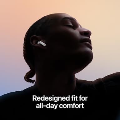 Apple AirPods 4 Wireless Earbuds, Bluetooth Headphones, Personalized Spatial Audio, Sweat and Water Resistant, USB-C Charging Case, H2 Chip, Up to 30 Hours of Battery Life, (Renewed) - Image 3
