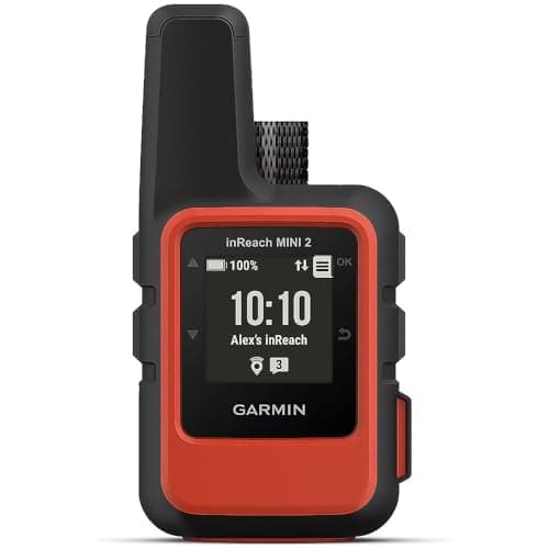 Garmin inReach Mini 2, Lightweight and Compact Satellite Communicator, Hiking Handheld, Orange - 010-02602-00 - Image 1