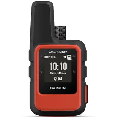 Garmin inReach Mini 2, Lightweight and Compact Satellite Communicator, Hiking Handheld, Orange - 010-02602-00 - Image 1