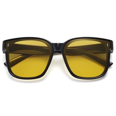 MEETSUN Oversized Fit Over Glasses Sunglasses for Women Trendy Large Square Polarized Sun Glasses for Driving Night Vision - Image 7