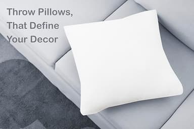 ZUPERIA Throw Pillows 20x20 (Pack of 2), Premium Filling Down Alternative Throw Pillows Insert for Decorative Indoor Pillows, Throw Pillows for Bed, Couch and Living Room - Image 3