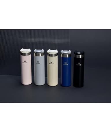 Stanley AeroLight Transit Bottle 20 oz | Locking Drink Through Lid | Leak Resistant Water Bottle or Coffee Travel Mug | Lightweight Insulated Stainless Steel | BPA-Free | Black - Image 5