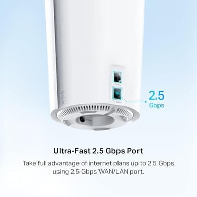 TP-Link AX6600 Deco Tri-Band WiFi 6 Mesh System(Deco X90) - Covers up to 6000 Sq.Ft, Replaces Routers and Extenders, AI-Driven and Smart Antennas, 2-Pack - Image 7