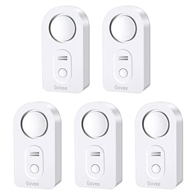 Govee Water Leak Detectors 5 Pack, 100dB Adjustable Audio Alarm Sensor, Sensitive Leak and Drip Alert, for Kitchen Bathroom Basement (Cannot Connect to Wi-Fi Directly) - Image 1
