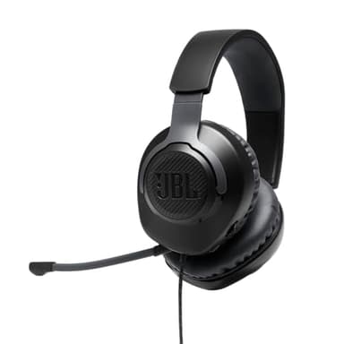 JBL Quantum 100 - Wired Over-Ear Gaming Headphones - Black, Large - Image 1
