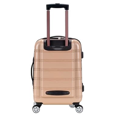 Rockland Melbourne Hardside Expandable Spinner Wheel Luggage, Champagne, Carry-On 20-Inch - Image 3