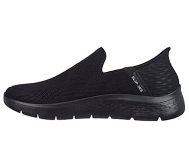 Skechers Men's Free Slip-Ins: Go Walk Flex No Hands Sneaker, Black/Black, 10.5 - Image 6