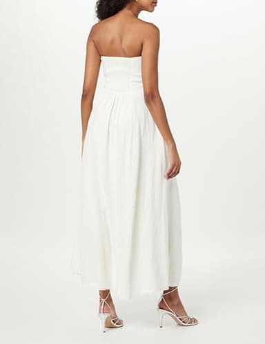 The Drop Women's Carlota Strapless Linen Maxi Dress - Image 4