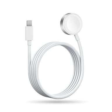 Vertebraid USB C Watch Charger Cable Compatible for Apple Watch: Magnetic Charger Cable Compatible with iWatch Series 10/9/8/7/6/5/4/3/2/1/SE/SE2, Travel Type C Charging Cord, 4.9ft - Image 1
